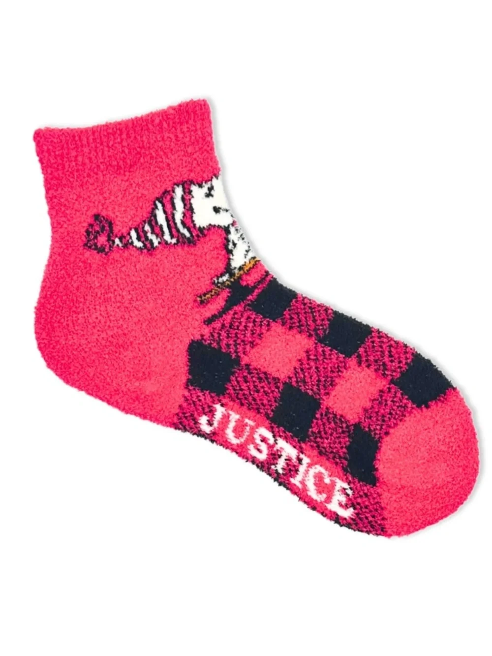 Peanuts Snoopy Justice Girls 2 PK Socks Size S/M NWT